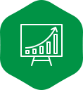 Financial accounting and budgeting icon